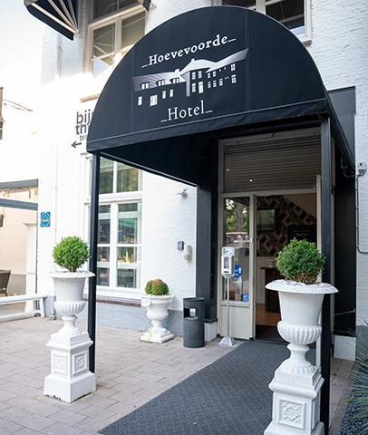 Vooraanzicht van de entree