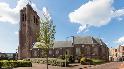 Binnenstad van monster